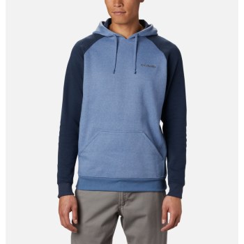 Columbia Hart Mountain II Fleece Big, Sudaderas Con Capucha Azules Grises Azul Marino Para Hombre |